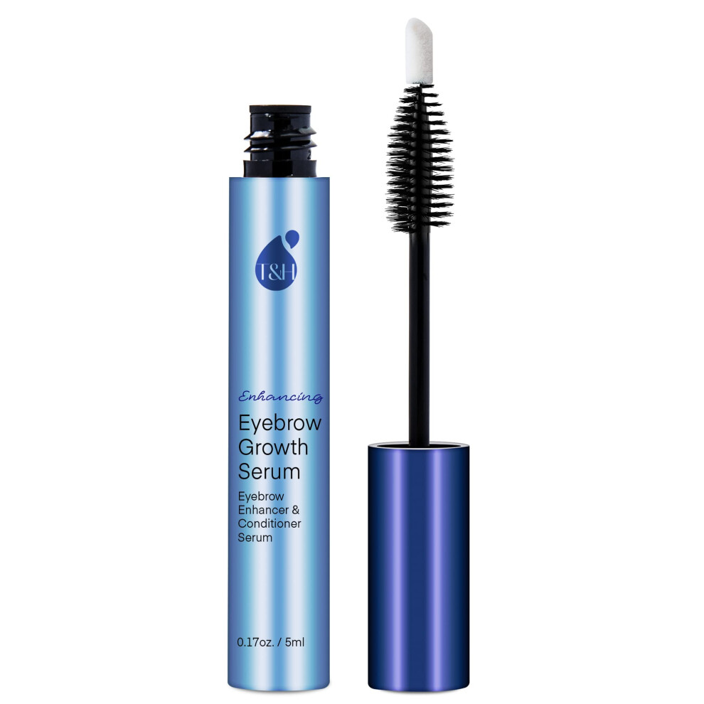 Terez & Honor Eyebrow Growth Serum - Natural Eyebrow Serum And Enhancer For Thicker Brows And Grow Bows Faster, Longer, Fuller - 5Ml