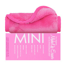 Makeup Eraser Mini Slet al makeup med bare vand inklusive vandtæt mascara eyeliner foundation læbestift og mere (original lyserød)
