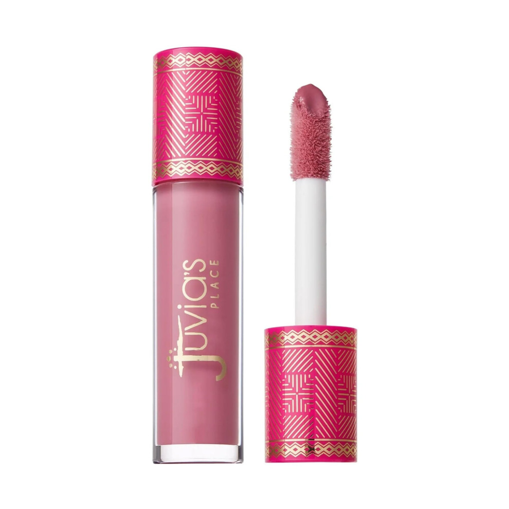 Juvias Platz Pink Juvia's Place Lip Gloss Reflect Kiss Me,Soft Rosy Baby ,Smooth And Creamy, Long Lasting Non-Sticky, Luscious High Shine Glow,16 Oz,