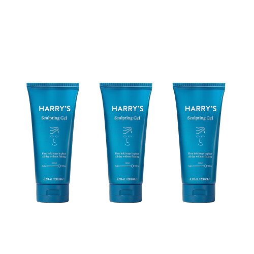 Harry's Sculpting Hair Gel | Firm Hold & Polished Finish | 6.7 Fl Oz  3 Pack