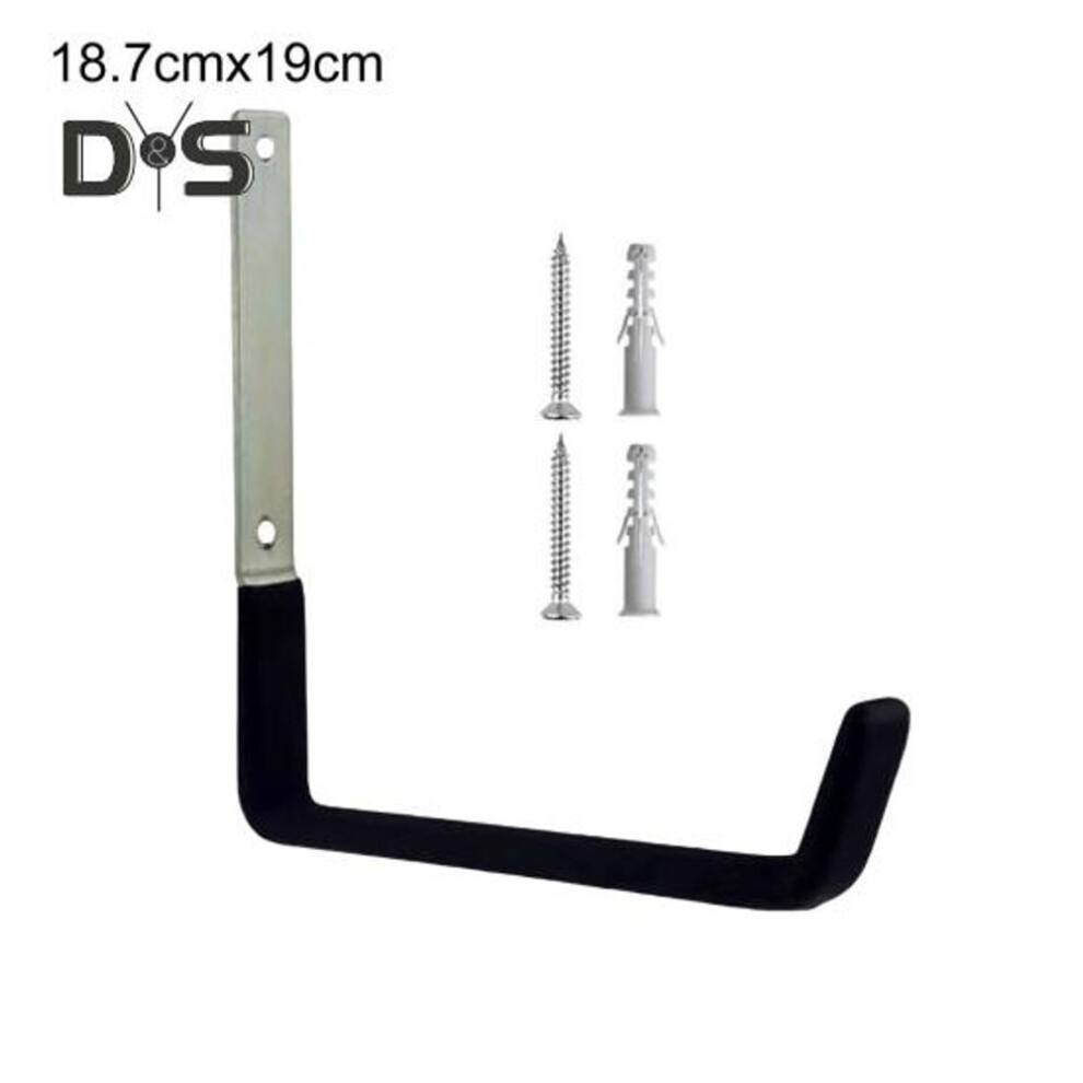 (as the picture, L 1pc) 1/2Pcs Heavy-Duty Wall Hooks Strong Load-bearing Rustproof Simple Installation Garage Storage Hooks Wall Mounted Racks