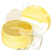 LANBENA Under Eye Patches (30 Pairs) - Gold Under Eye Mask Retinol & Collagen Under Eye Mask for Face Care Eye Masks for Dark Circles and Puffiness