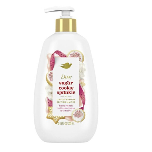 Dove Sabonete Líquido para as Mãos, Sprinkles de Biscoito de Açúcar, 2 Unidades/12 oz.
