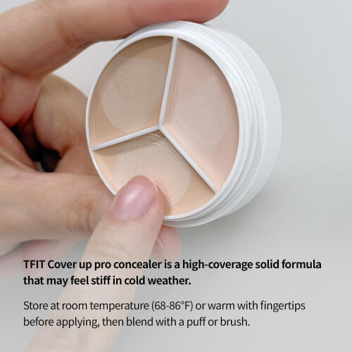 TFIT, Cover Up Pro Concealer, B01 Corrector, 0.52 oz (15 g) 2