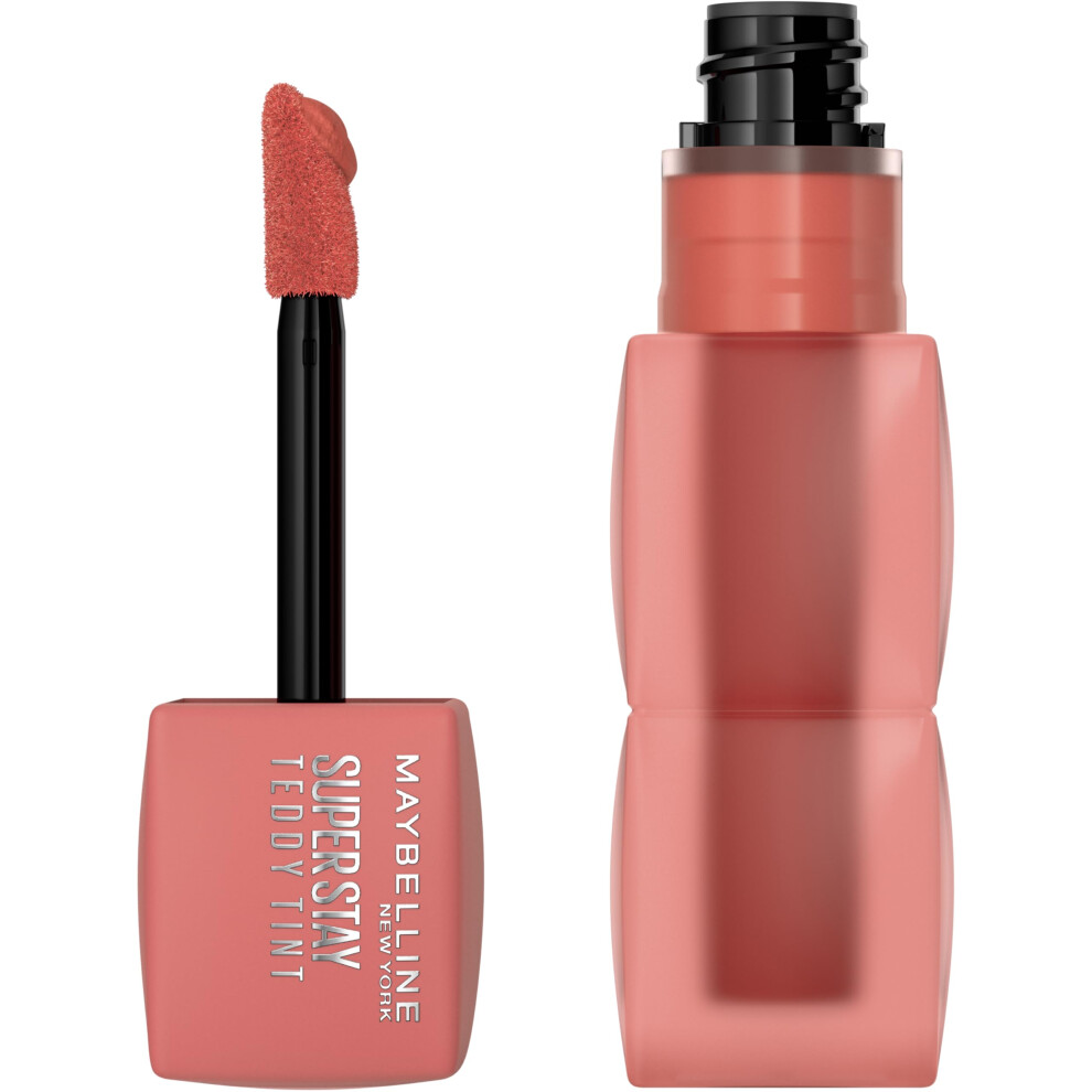 MAYBELLINE Super Stay Teddy Lip Tint  Long Lasting Matte Lipstick For Up To 12HR Wear  Skinnydip  1 Count