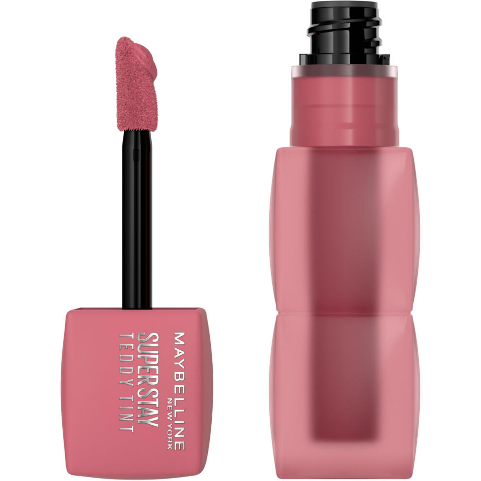 Rouge    l  vres mat longue tenue Super Stay Teddy Lip Tint de MAYBELLINE, tenue jusqu'   12 h, longueur genou, 1 unit