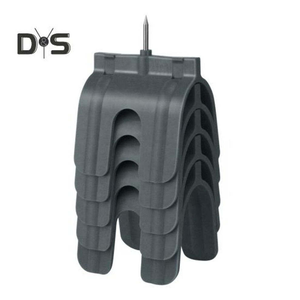 (grey) 5pcs Outlet Marker Wear-resistant Sturdy Easy Installation Convenient Drywall Socket Marking Tool Home Supply