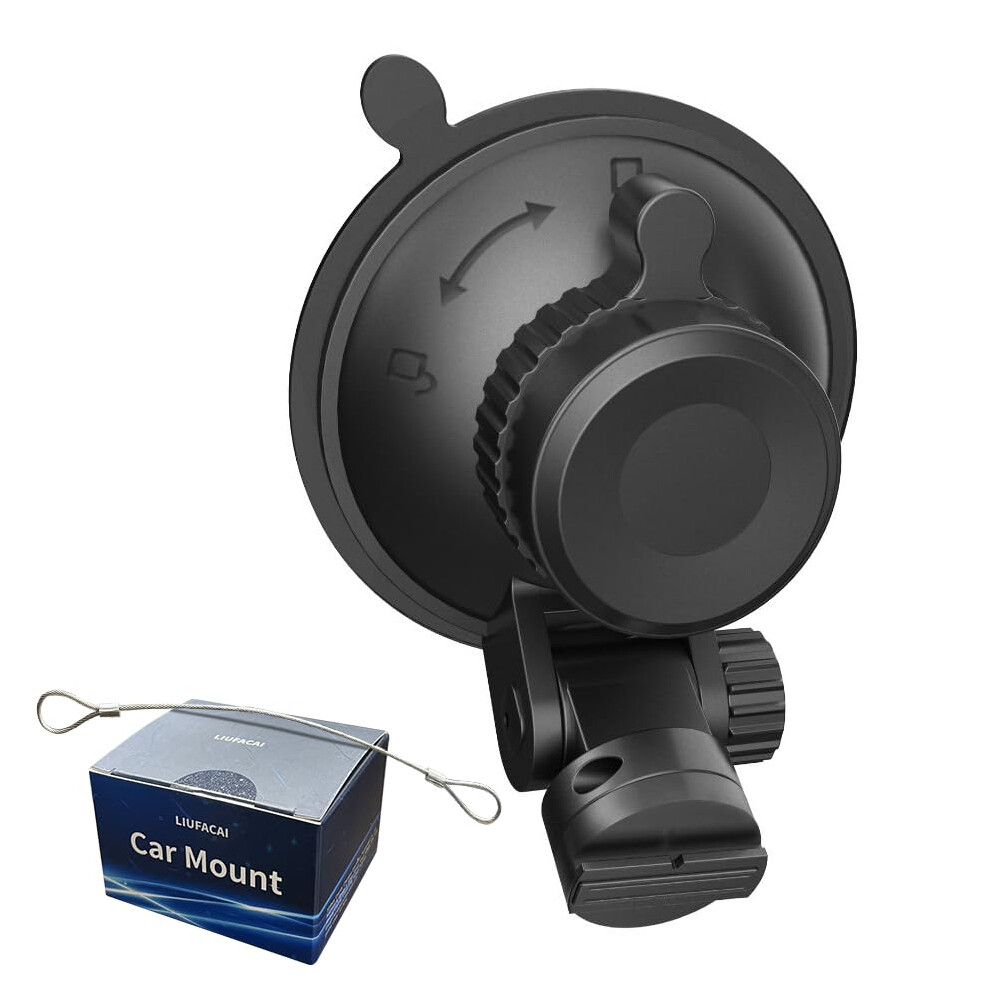 LIUFACAI Dash Cam Mount Suction Cup Mount Windshield Suction Cup Mounting Bracket Suitable for R2-4K and R2-4K PRO Dash Cam Models