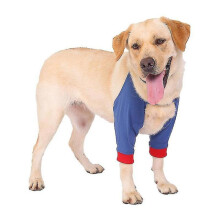 (XXL, Blue) Dog Front Leg Braces Dog Elbow Protector Support Straps For Heals Protects Against Injuries And Sprains