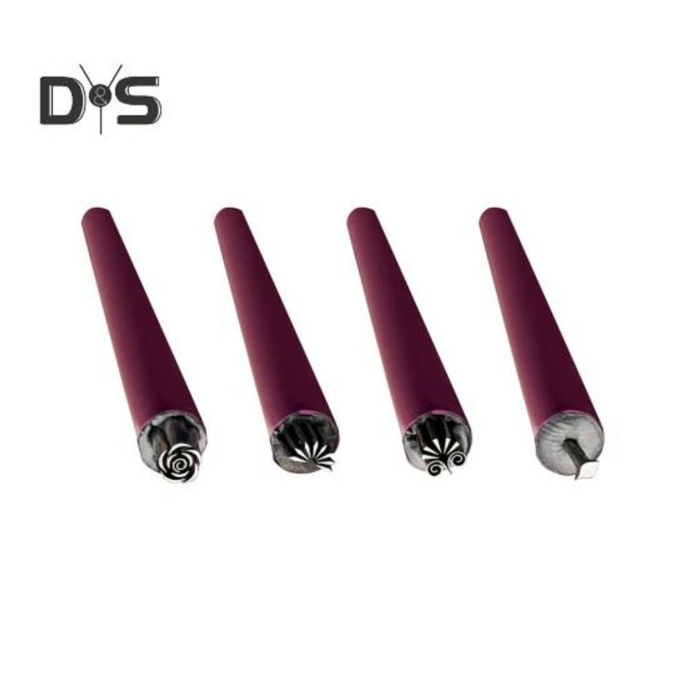 4pcs Nail Art Stamp Pen Set Flower Nail Stamp Pen Kit With Different Patterns Nail Art Stamper Tool Women Nail Art Dotting Tools For Manicure