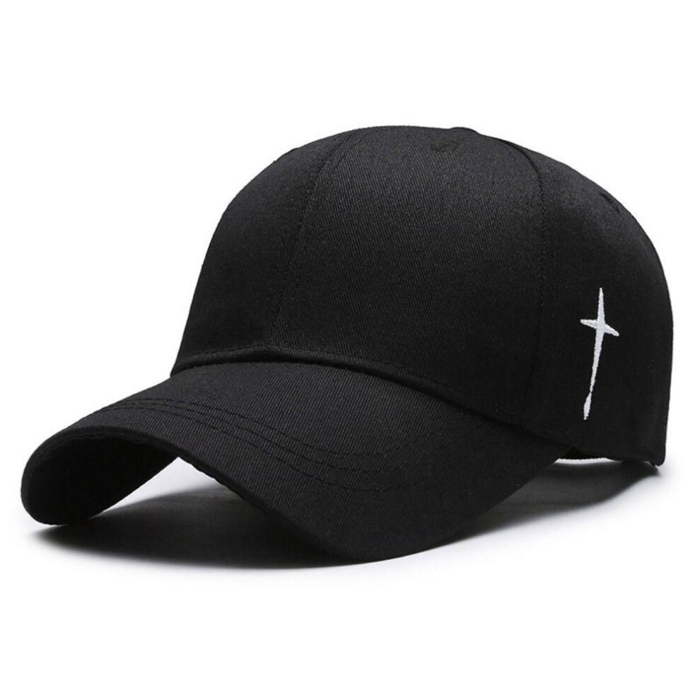 (black) Solid Color Snapback Caps Casquette Sunscreen Hat Outdoor Sports Baseball Cap  Unisex
