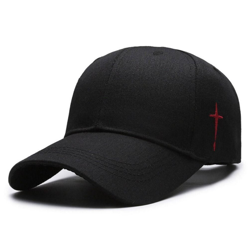 (black,red) Solid Color Snapback Caps Casquette Sunscreen Hat Outdoor Sports Baseball Cap  Unisex