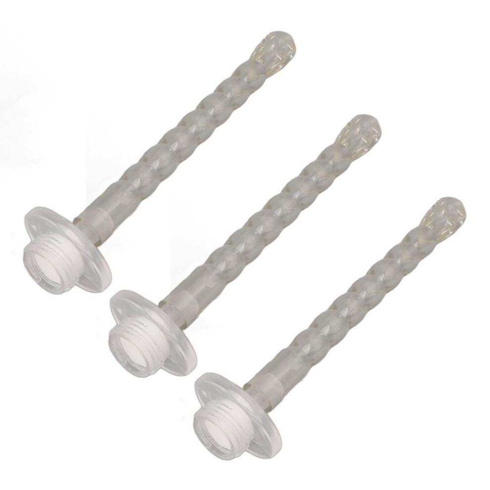 3 Set Enema Replacement Nozzle Tips Reusable Private Douching Soft Comfort Vaginal Nozzle for Men
