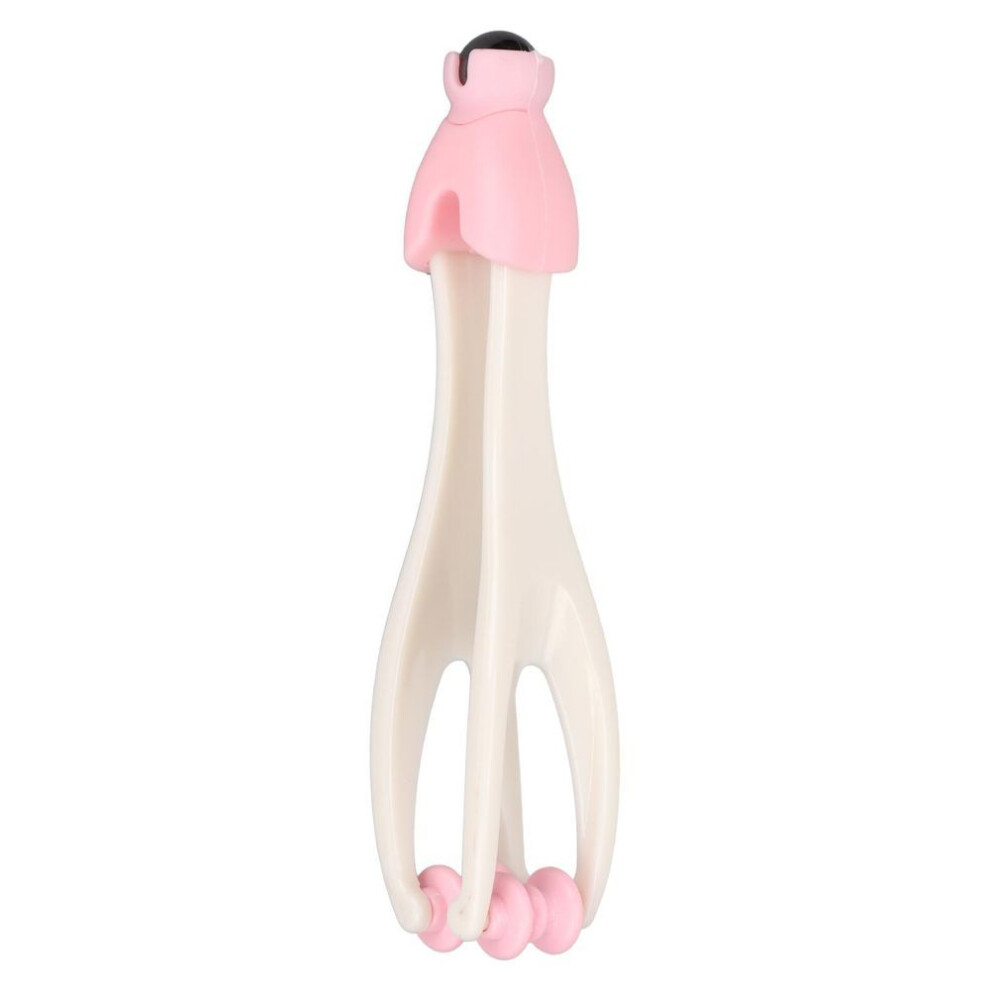 (pink) Finger Joint Massager Relief Stress Promote Circulation Multifunctional Acupoint Massage RollerPink