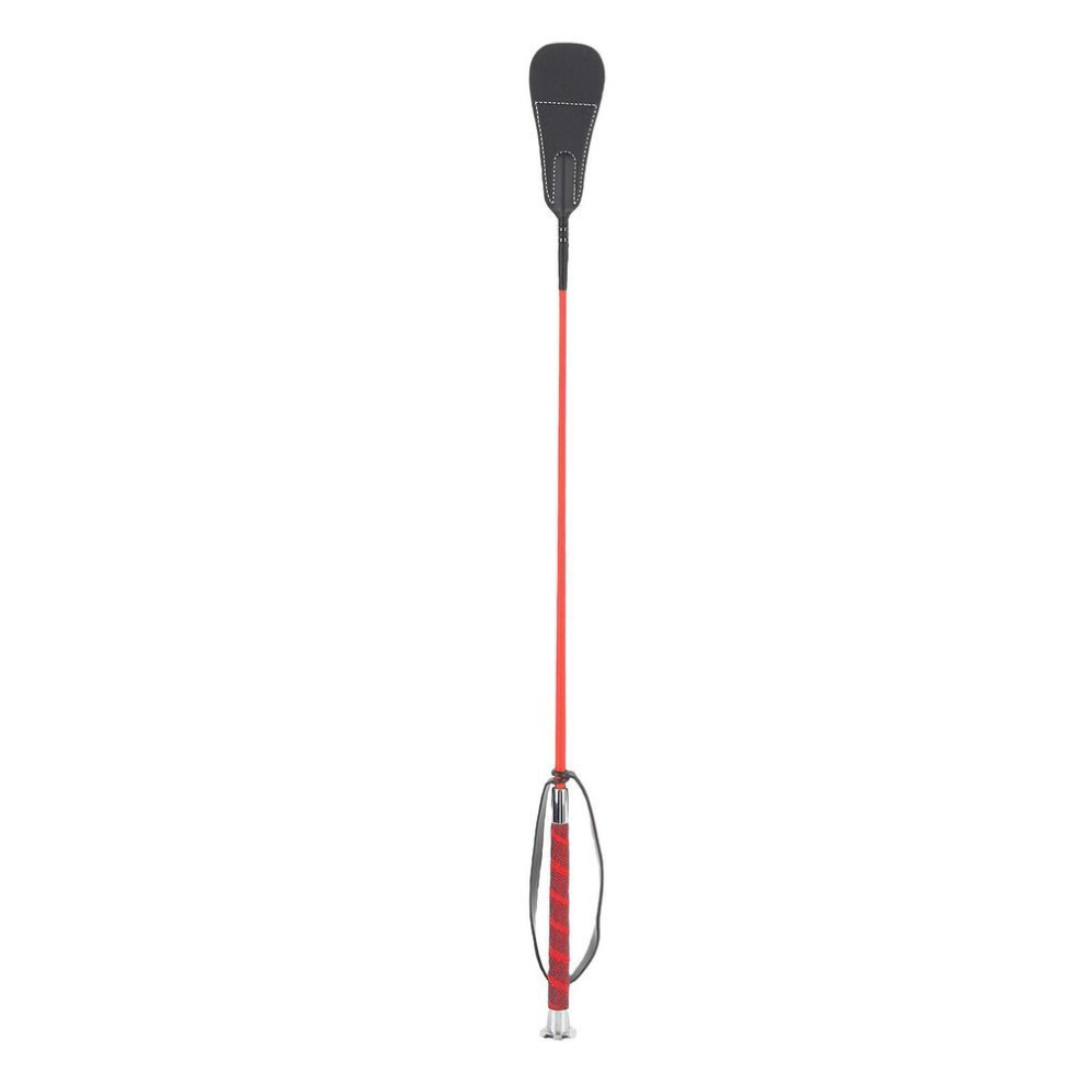 Riding Whip Horse Dressage Crop Equestrian Equipment 68cm With Rubber Wrist Strap Palm Red