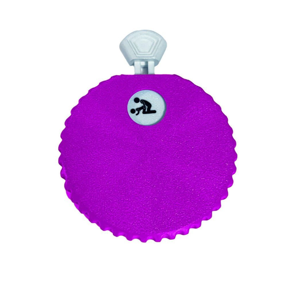 (purple) 3D Printing Sexy Love Game Roulette Toys Date Night Gift Couple Position Selector Home Craft Decoration Party Game Ornaments