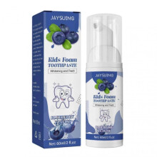 Jaysuing 60ml Kids Foam Toothpaste Teeth Whitening Repair Mousse Gums Protection Tooth Decay Prevention