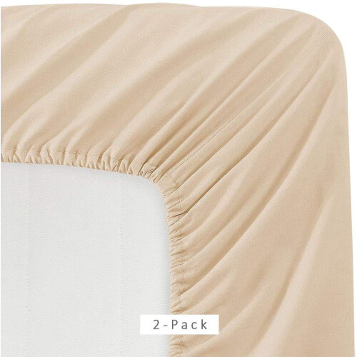 Lençóis Ajustados Microfibra Destiny Crescent 2 Queen 15'' Profundidade (2-Pack) Confortáveis 1