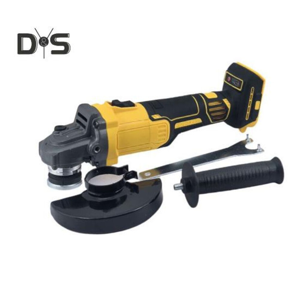 Cordless Angle Grinder with Ergonomic Handle Variable Speed 9000RPM Powerful Brushless Motor Electric Grinder Tool