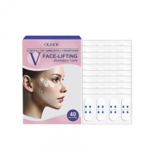 Ouhoe Face Nursing Adhesive Bandage Hydrating And Skin Rejuvenating Breathable Invisible Chin V Line Face Nursing Adhesive Bandage