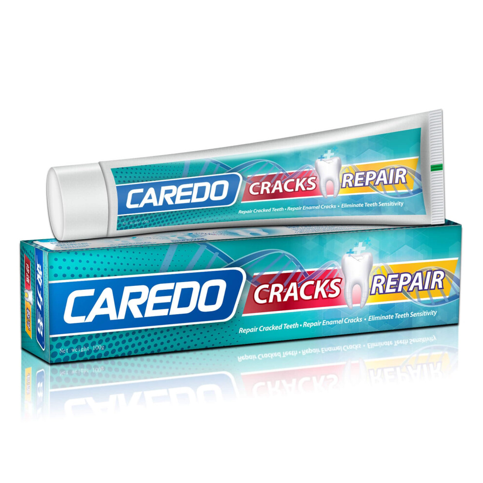 Caredo Healing Teeth Crack Toothpaste The Only Toothpaste Repairing Cracked Teeth Enamel Cracks Cure Tooth Sensitivity Root Damage Teeth Displaceme