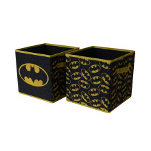 Idé Nuova Batman sammenfoldelig opbevaringskub sort (pakke med 2)