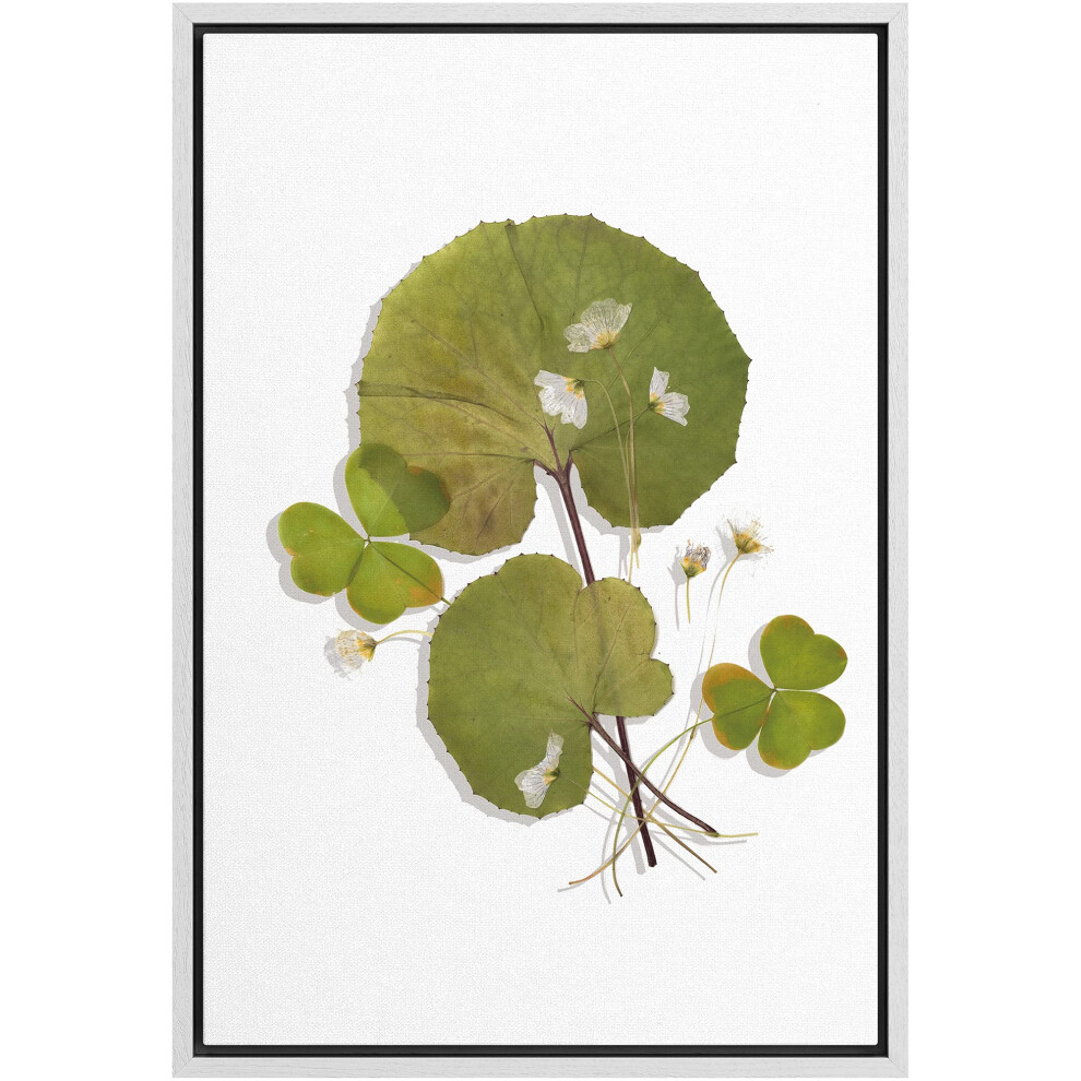 Lienzo Decorativo De Signford Con Hojas De Bosque Verde Y Tr Boles, Ilustraciones De Plantas Florales, Arte Moderno R Stico, Colorido Y Moderno P-image