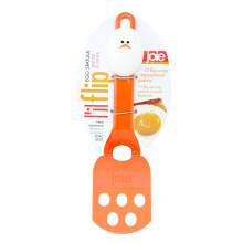 Joie Lil' Flip Egg Spatula Slotted and Compact Design Nylon Material Multi-Use For Flipping Any Food From Eggs to Pancakes Orange