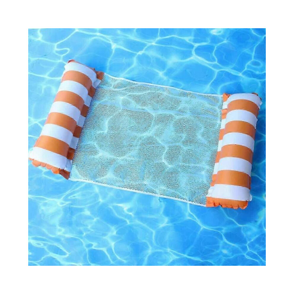 (AS12)Foldable floating inflatable hammock, pool chair, water toys
