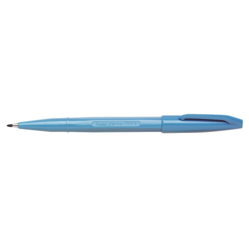 Pentel Pentel Sign Pen     Hellblau, 12 St   ck, S520-S