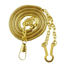 Hero's Pride 21 """" Whistle Chain with Button Hook - chane pour titulaire de badge Police shrif CHP Law Enforcement Security - Finish