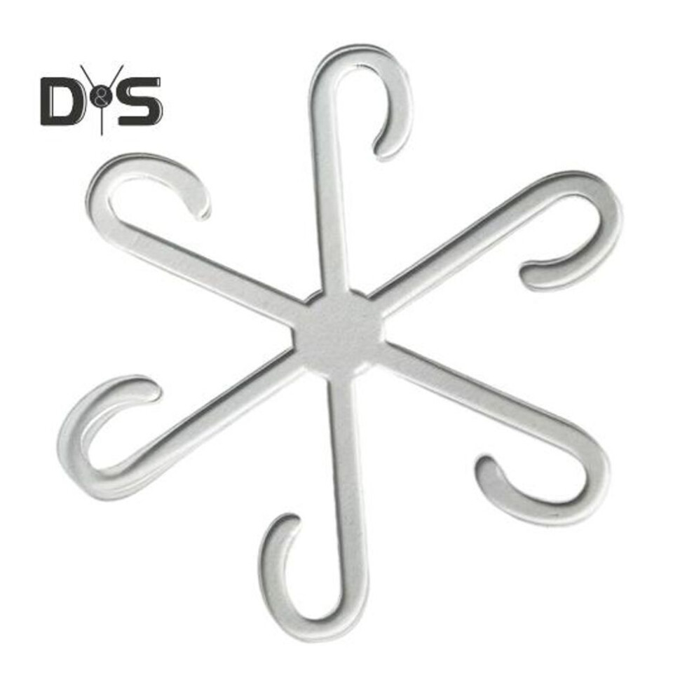 (as the picture, S) Plant Stem Support Hooks Acrylic Plant Vine Holders Waterproof Plant Stem Hook Trellis For Garden Plants Potted Plants