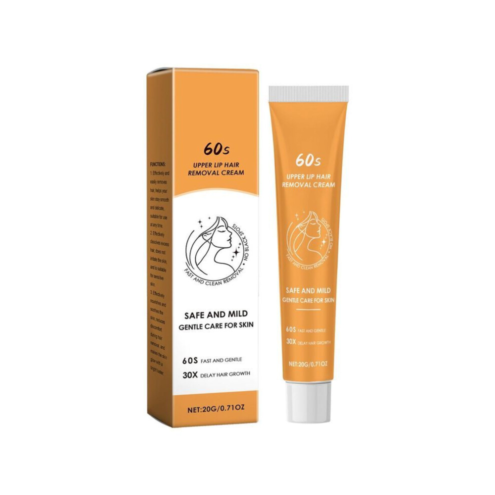 Facial Hair Removal Cream, Upper Lip Hair Removal, Soothing Hair Removal Cream For Face And Body, Pain-free, Effective Hair Removal Cream For Face