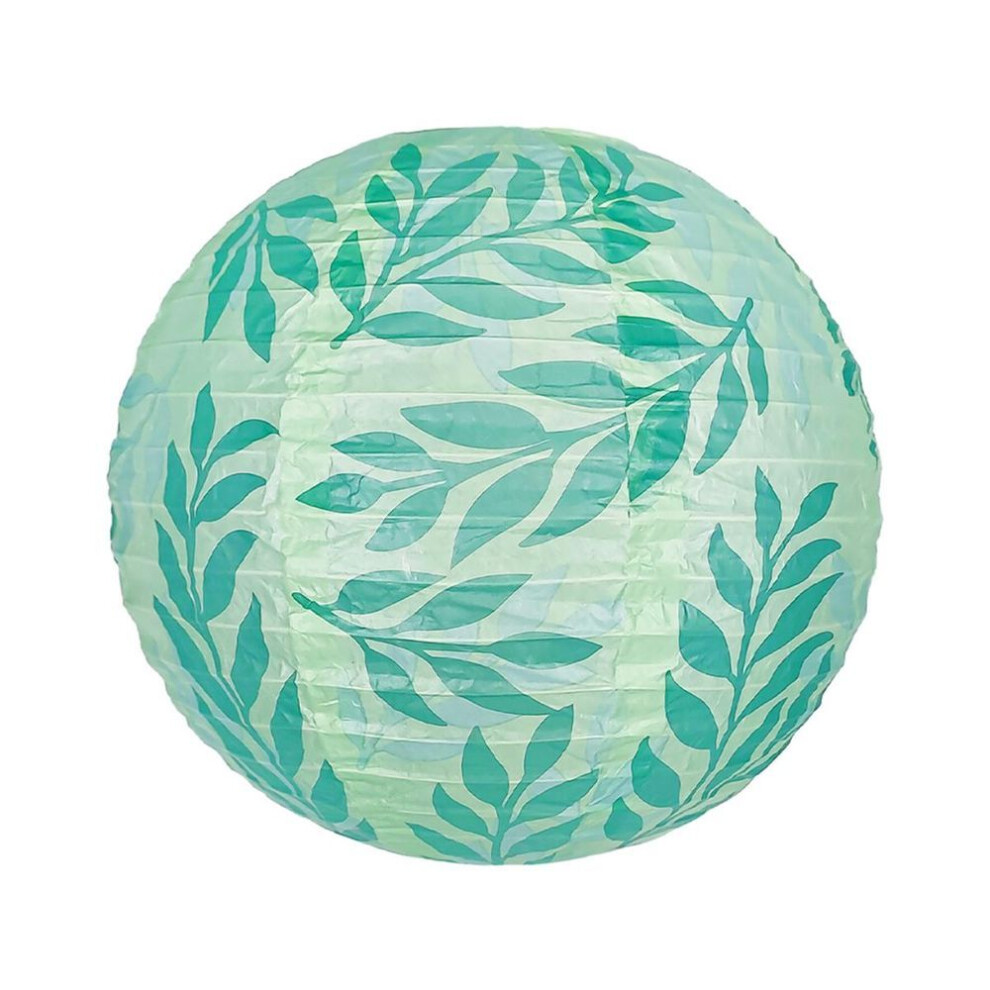 (light green) Chinese Japanese Paper Lanterns Green Olive Leaf Hanging Lanterns For Boho Wedding Birthday Party Bridal Showers Decor