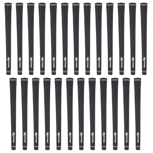 Karma Velvet 25 Piece Golf Grip Bundle, Black