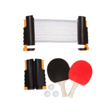 Trademark Innovations Bordtennissats med Paddlar & Bollar (Orange)