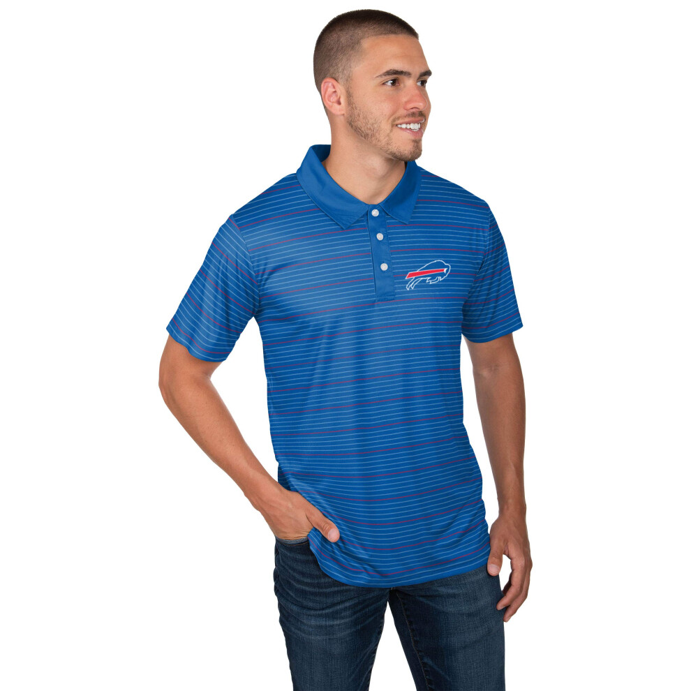 Polo Ray En Polyester Pour Homme Buffalo Bills Nfl - Taille S-image