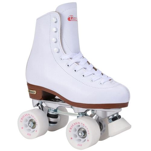 Chicago Skates Deluxe Läderfoder Rullskridskor Dam och Flickor 5