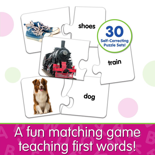 The Learning Journey: Match It! - Πρώτες Λέξεις - 30 Τεμάχια Αυτοδιορθωτικές Λέξεις με Εικόνες 1