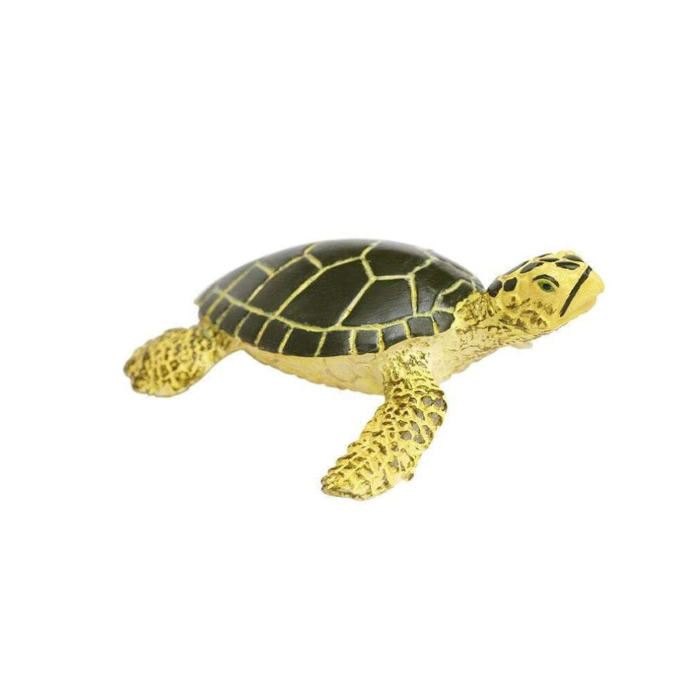 Photos - Action Figures / Transformers Latek Safari Ltd. Green Sea Turtle Baby Figurine Realistic 2.38 Model Figure Educational Toy for Boys Girls and Kids Ages 1+ S2013