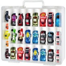 Organizador de Brinquedos FULLCASE para Carros Hot Wheels, Caixa de Transporte para Mini Brinquedos