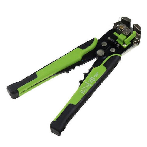 (Green) TK0742 0.5-6.0mm Multi-function Automatic Wire Stripper Line Clamp Press Dismantling Tool 1