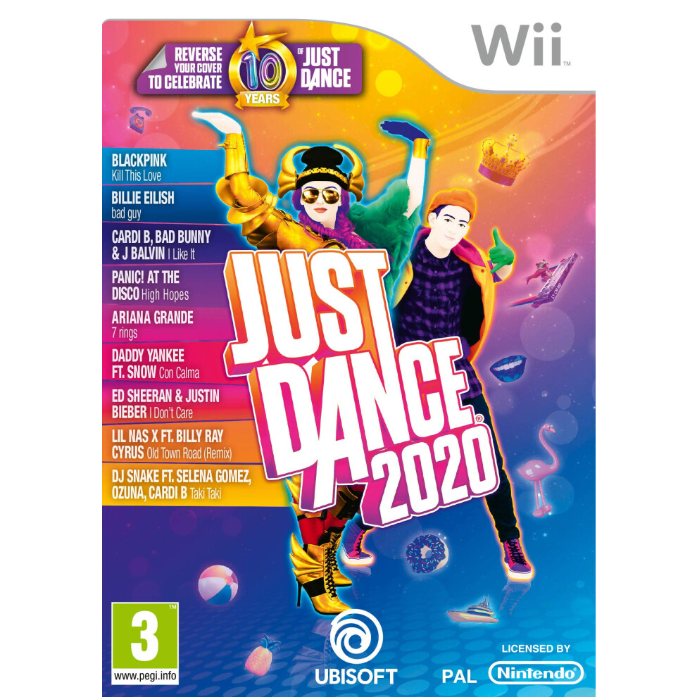 Just Dance 2020 (Nintendo Wii) (International Edition) (Renewed)-image-OPC-PGS6G6C-NEW