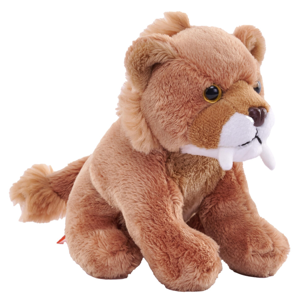 Photos - Other Toys Wild Republic Pocketkins Eco Smilodon Stuffed Animal 5 Inches Plush Toy Made from Recycled Materials Eco Friendly B0CTTYRQTH