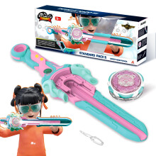 Infinity Nado Bey Battling Blade Toys Spinning Top og Sword Launcher Battle Set Toys For Kids Bey Battle Blade Brust Sword Top Toys For 5 6 7 8 9