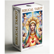 Bblico Tarot Deck: un mazo y gua de 78 tarjetas. nico basado en la sabidura de la Biblia. Calidad premium. Flexible y fcil de barajar. Impre