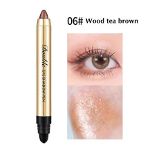(F) Double Head Eye Shadow Stick, Pearl Light, Fine , Three-dimensional Sleeping Silkworm, Decorate And Form High Gloss Eye Shadow
