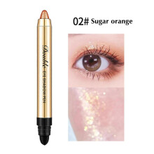 (B) Double Head Eye Shadow Stick, Pearl Light, Fine , Three-dimensional Sleeping Silkworm, Decorate And Form High Gloss Eye Shadow