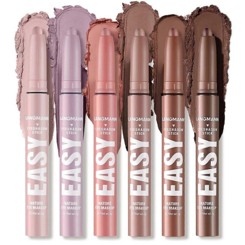 (A) 6-Piece Eyeshadow Pen Set: Multi-color eyeshadow that's natural and long-lasting. 2