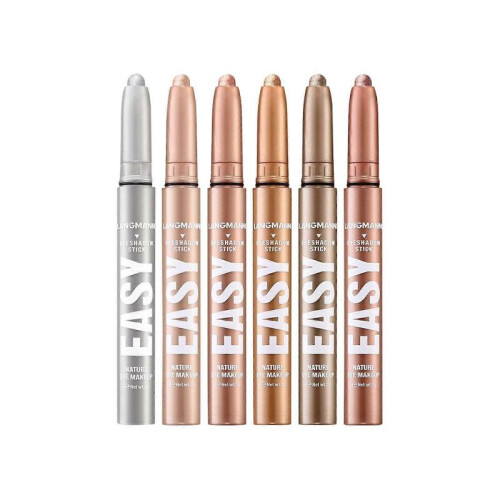 (B) 6-Piece Eyeshadow Pen Set: Multi-color eyeshadow that's natural and long-lasting.